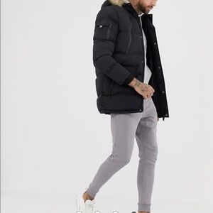 Men’s Faux Fur Parka (NEW)